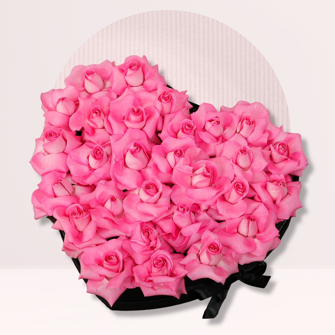 Heart-shaped Flower Box (18 Red Roses &Phalaenopsis, Pearls & Flowers) -  Shop Grand Floral & Gift Shop Plants - Pinkoi