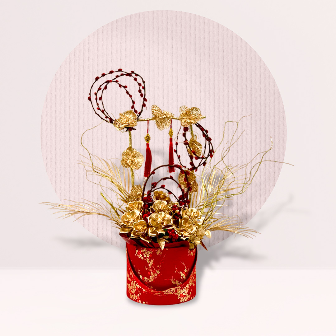 chinese new year flower ball