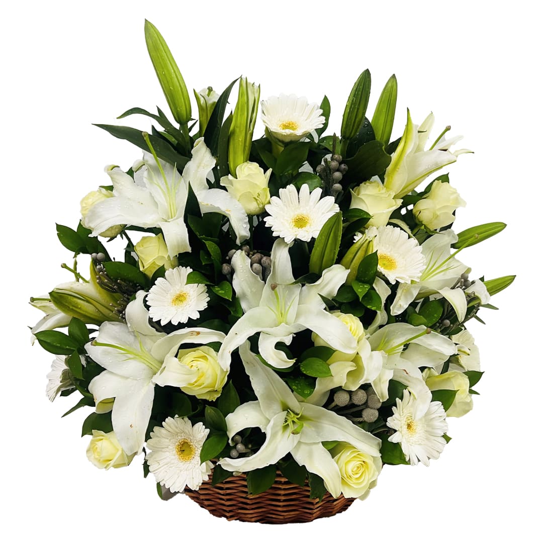 Buy Funeral Flower Basket Online | Condolence Flower Delivery