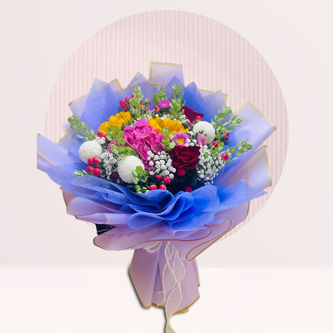 Buy Bouquet Flower Mix Online | Send Mixed Flower Bouquet KL