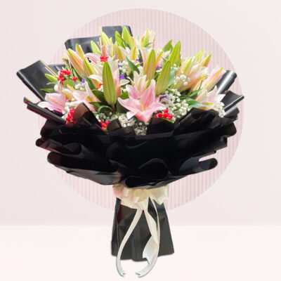 order bunga lily bouquet online